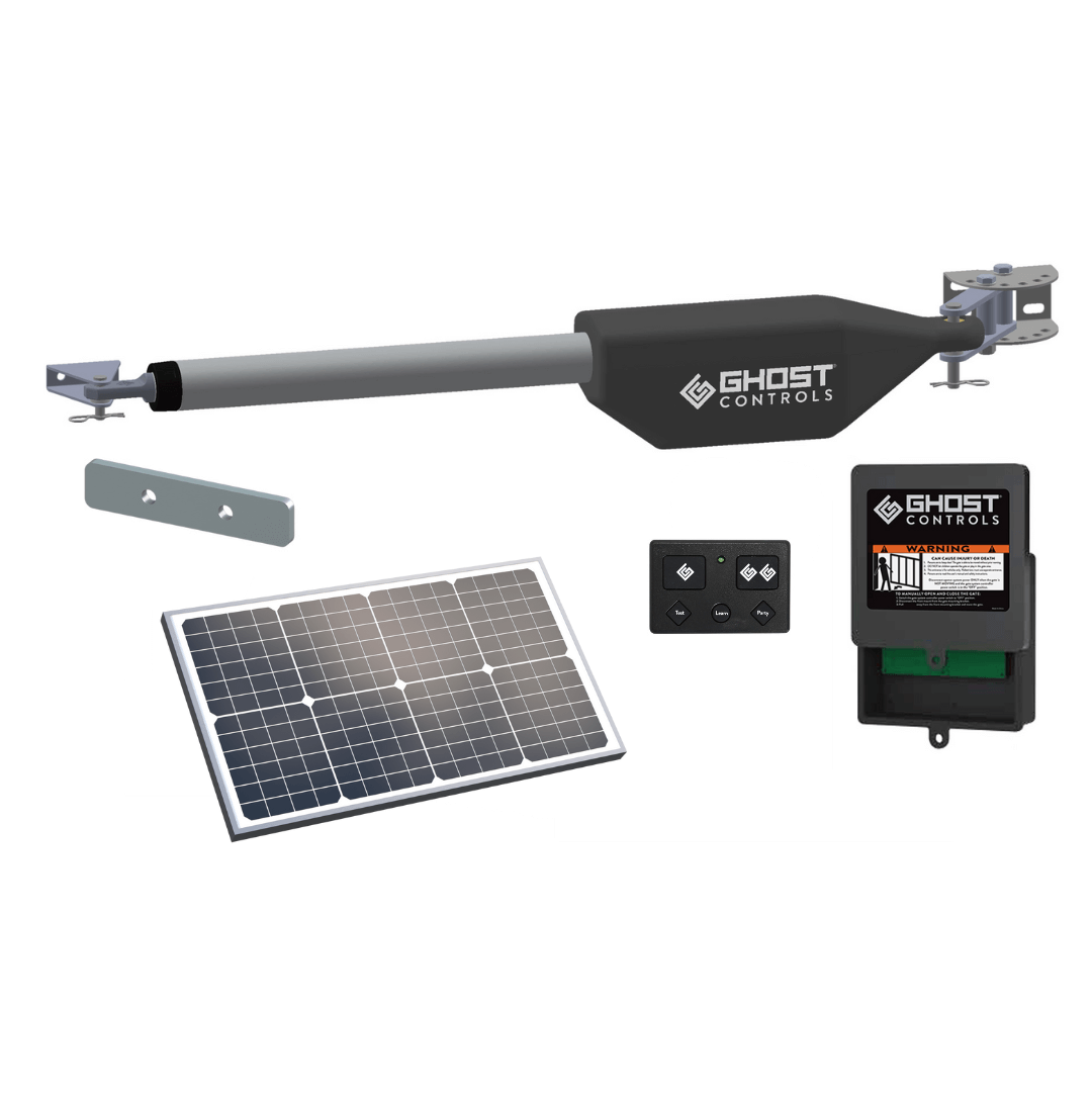 Ghost PRO Single 30 Watt Solar Gate Opener Bundle - LSM1 + AX30