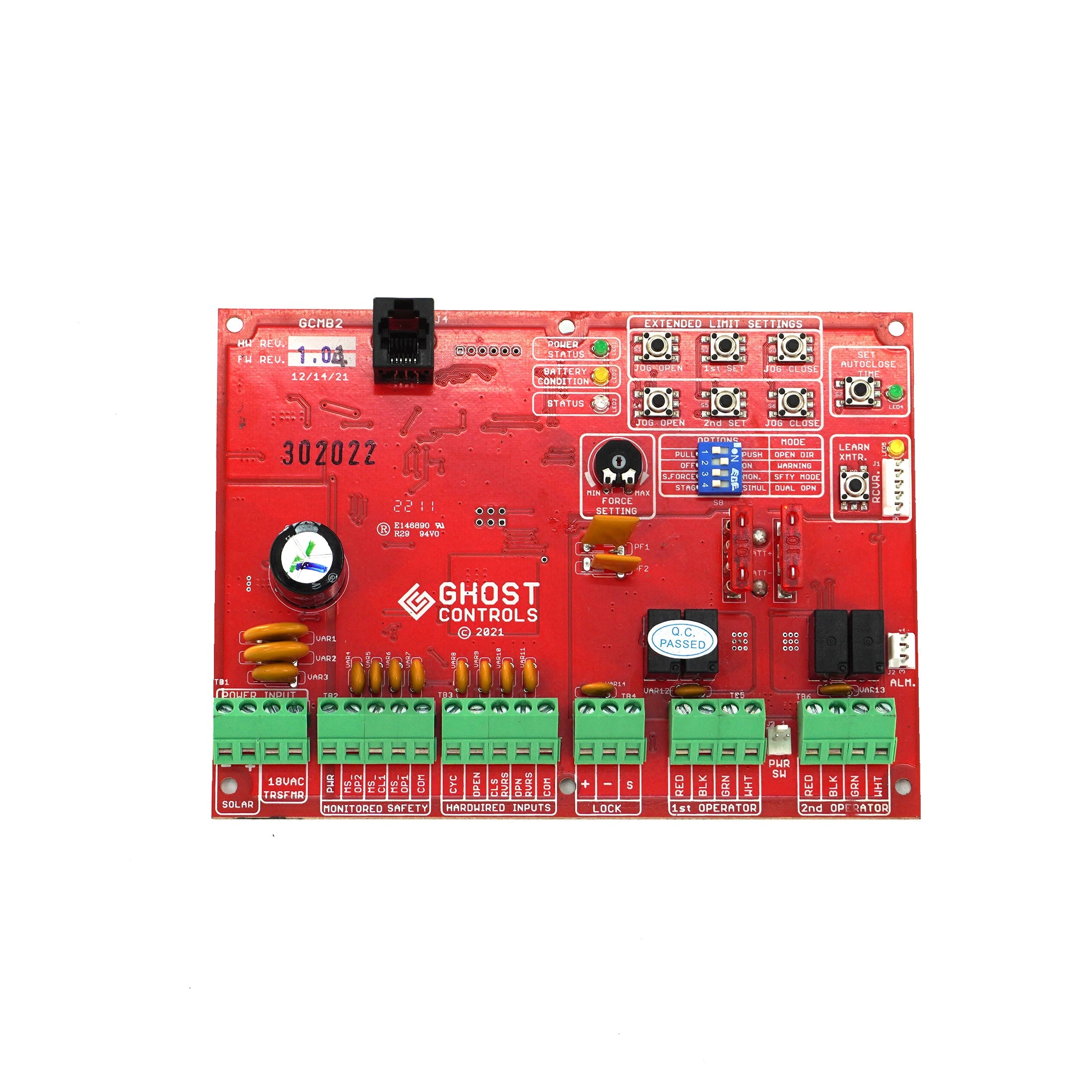 Replacement Dual Red Control Board - AXBDM